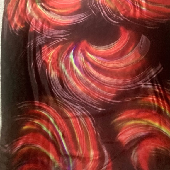 Extra large silk scarf/shawl. Glowing colours. Northern Lights - Picture 10 of 10